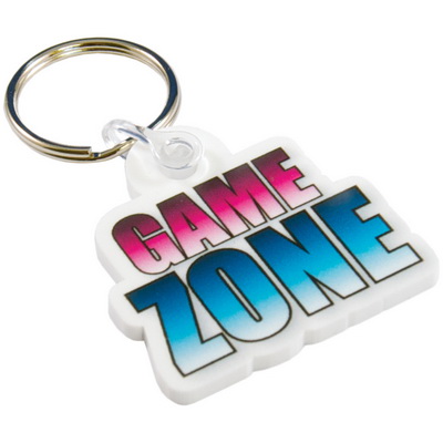 Image of White Acrylic Keyrings