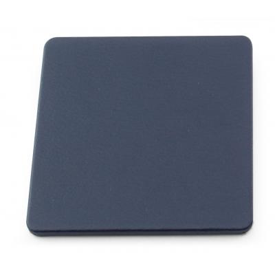 Image of E Leather Square Coaster