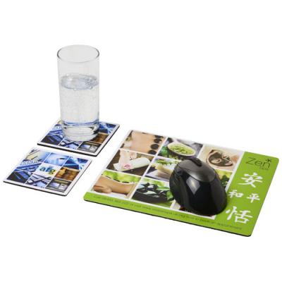 Image of Q-Mat® mouse mat and coaster set combo 3